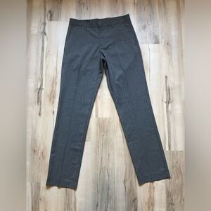Perry Ellis Slim Fit Stretch Light Gray Windowpane Dress Pants W30” x L32”